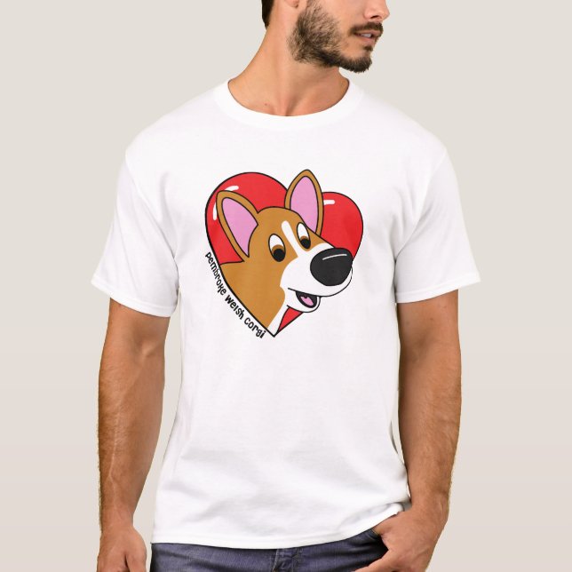 J'aime mon T-shirt de corgi (la bande dessinée) (Devant)
