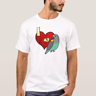 J'aime mon T-shirt de perroquet de Meyers