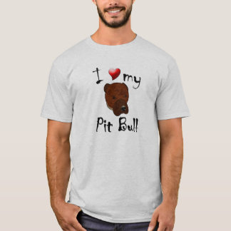 J'aime mon T-shirt de pitbull