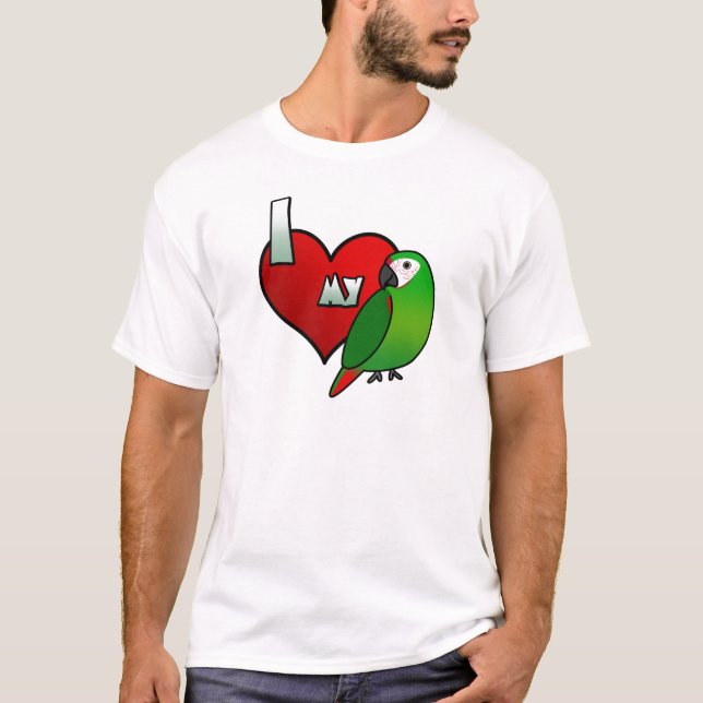J'aime mon T-shirt grave d'ara (Devant)
