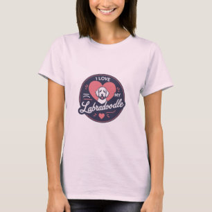J'Aime Mon T-shirt Labradoodle