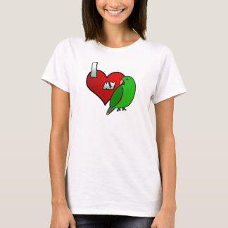J'aime mon T-shirt masculin de Vosmaeri Eclectus