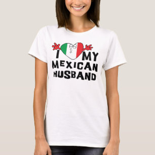 J'aime mon T-shirt mexicain de mari