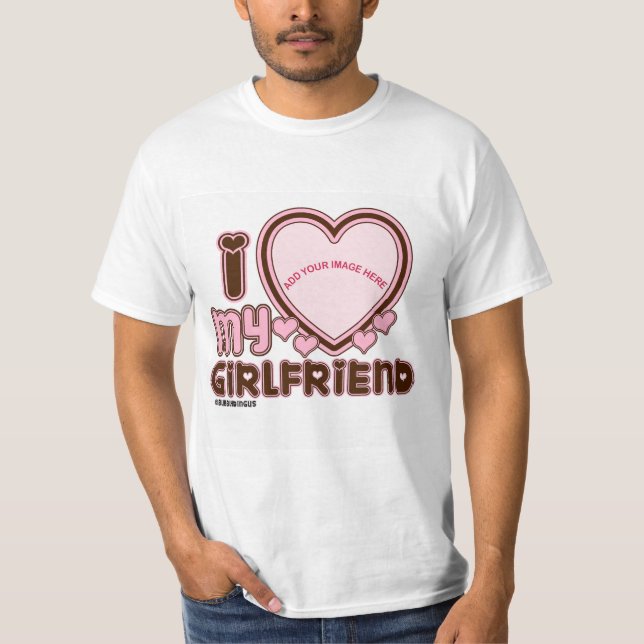 J'Aime Mon T-shirt Personnalisé Pour Fille (Devant)