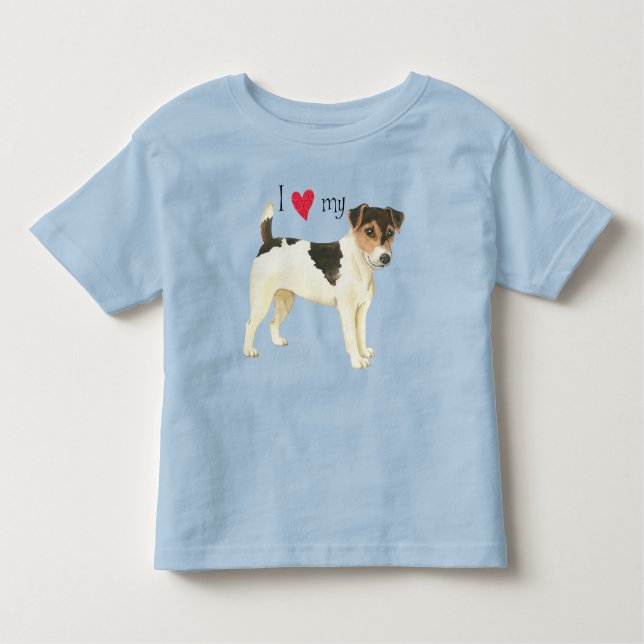 J'aime mon T-shirt Russell Terrier Toddler (Devant)