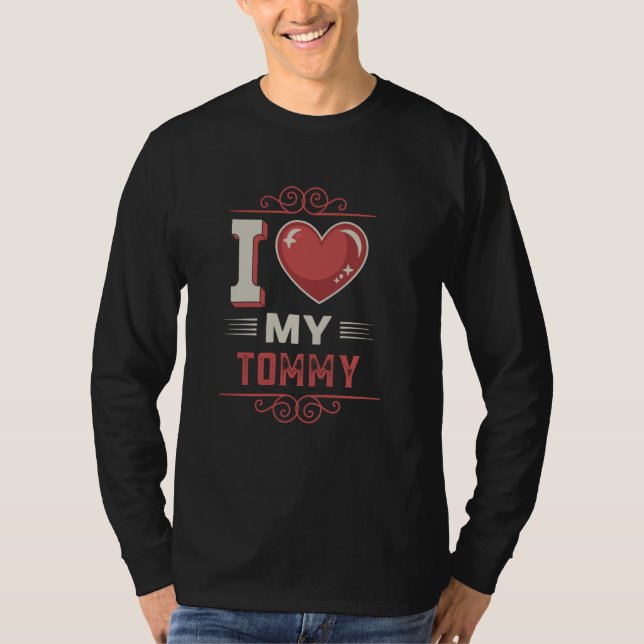 J'aime mon T-Shirt TOMMY Nom TOMMY (Devant)