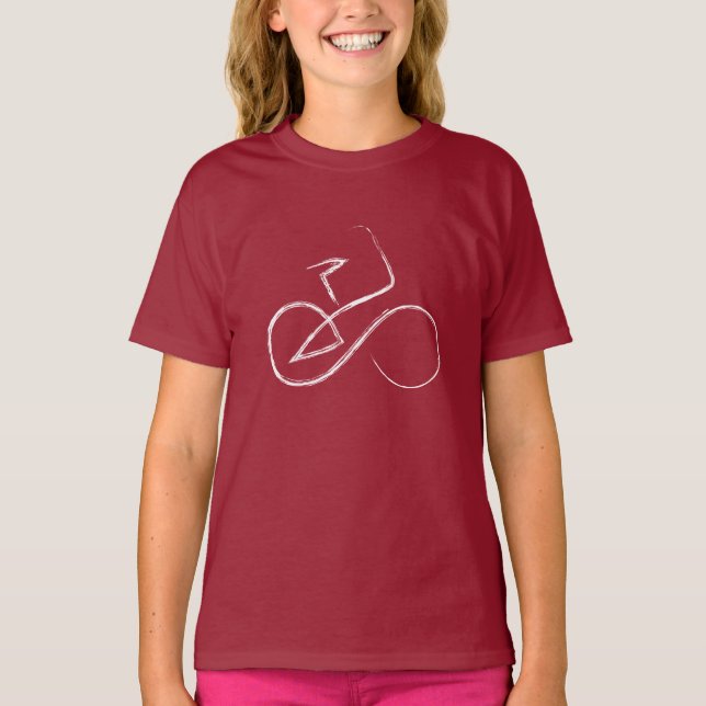 J'aime mon T-shirt vélo (Devant)