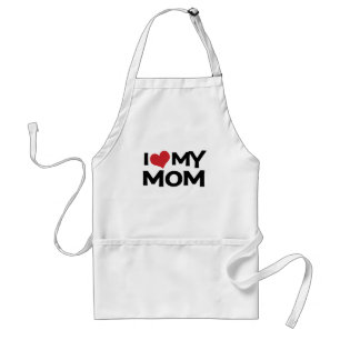 J'aime mon tablier du jour de mère de maman