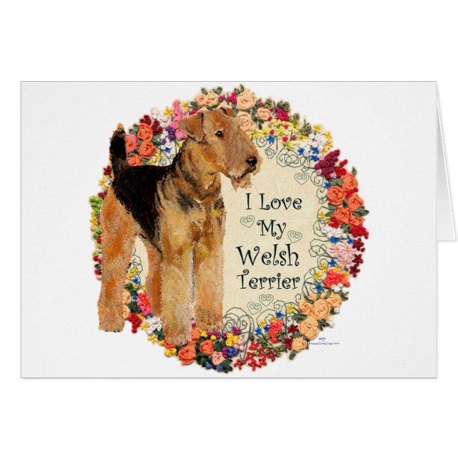 J'aime mon terrier gallois (Devant horizontal)