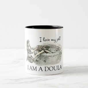 J'AIME MON TRAVAIL - tasse de doula