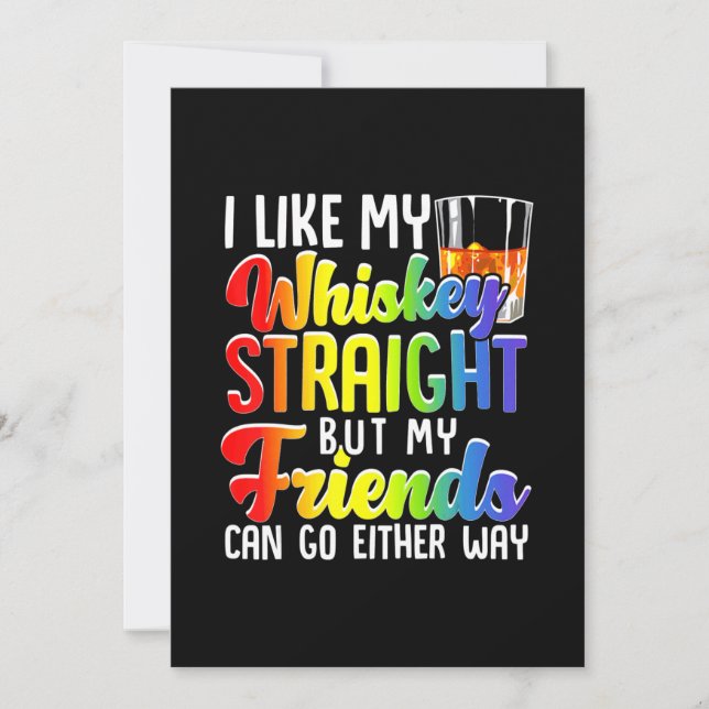 J'Aime Mon Whiskey Stright Lesbian Gay Gift Lgbt (Devant)