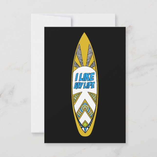 J'aime MY life surboard Merci notes (Devant)