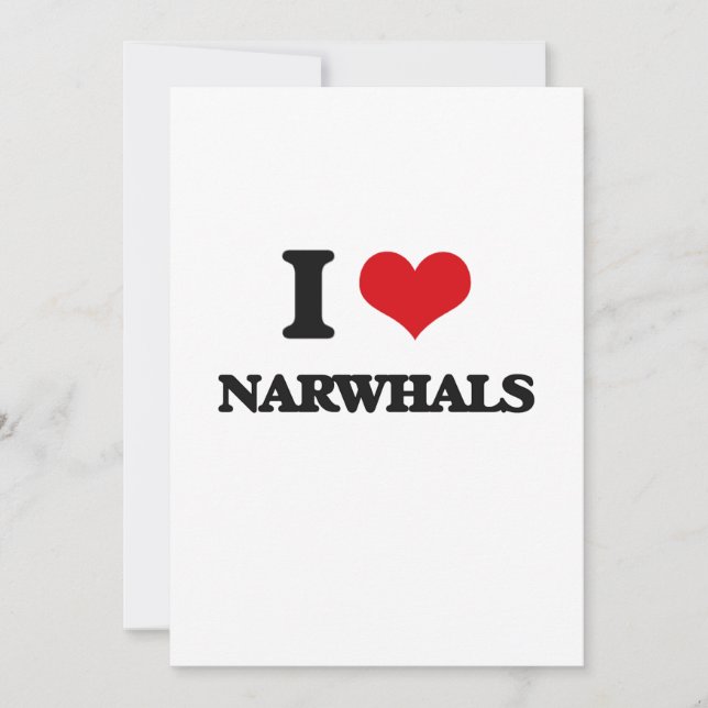 J'aime Narwhals (Devant)