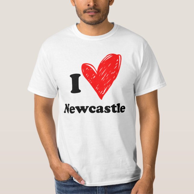 J'aime Newcastle T-Shirt (Devant)
