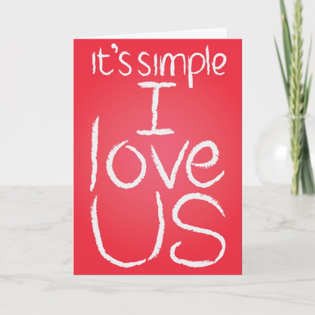 J'aime nous blancs et la carte rouge (Devant)