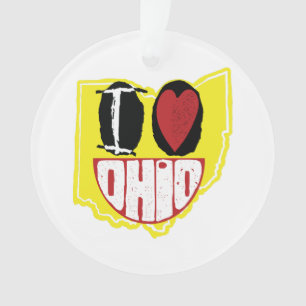 J'Aime Ohio Sourire Un Visage Heureux