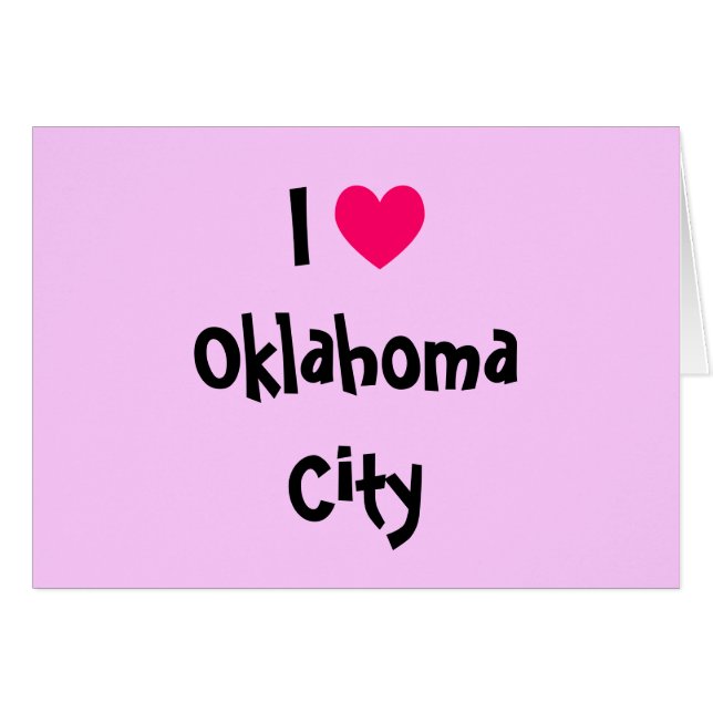 J'aime Oklahoma City (Devant horizontal)