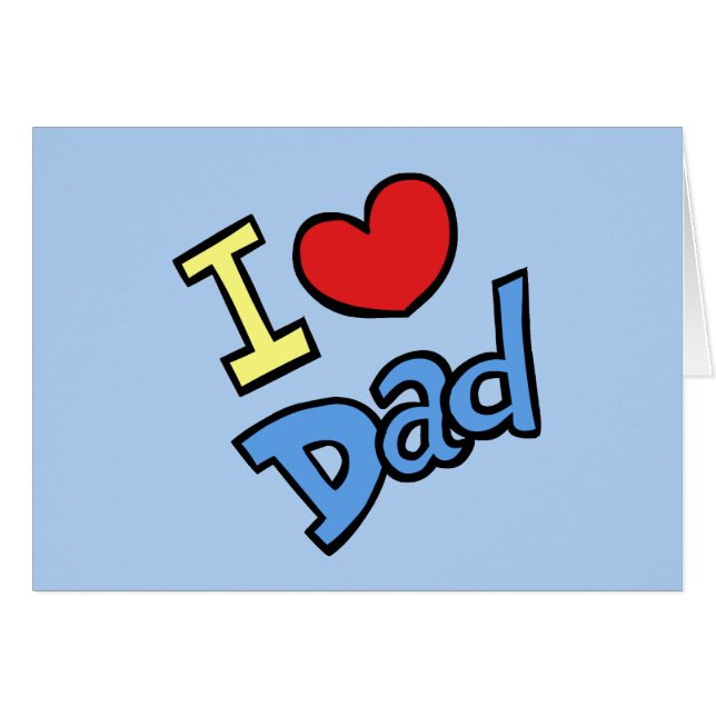 J'aime papa (Devant horizontal)