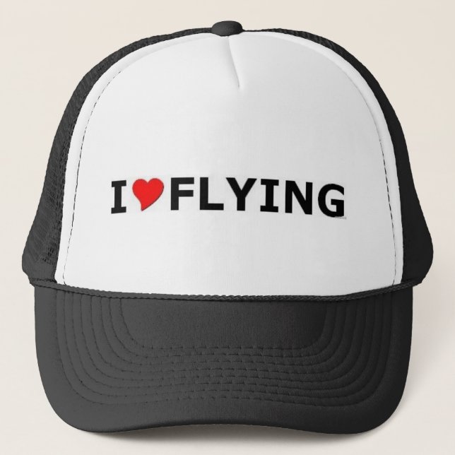 J'aime piloter la casquette de baseball - la plus (Devant)