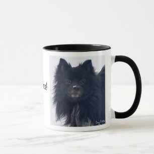 "J'AIME Pomeranians !" Tasse de peinture