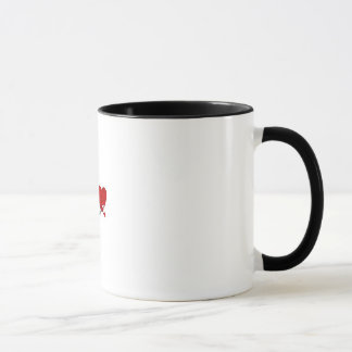J'aime quelqu'un avec la tasse de ton de l'autisme