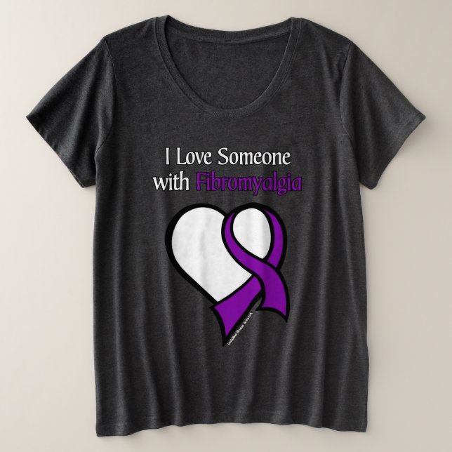 J'Aime Quelqu'Un...Coeur/Ruban...Fibro (Design devant)