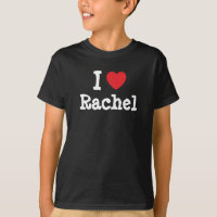 J'aime Rachel coeur T-Shirt