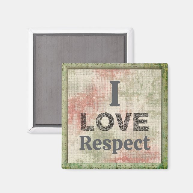 J'aime Respect Magnet (Recto/Verso)