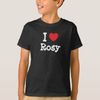 J'aime Rosy coeur T-shirt