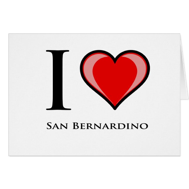 J'aime San Bernardino (Devant horizontal)