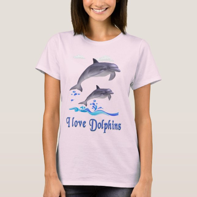 J'aime T-shirt Dolphins (Devant)