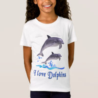 J'aime T-shirt Dolphins