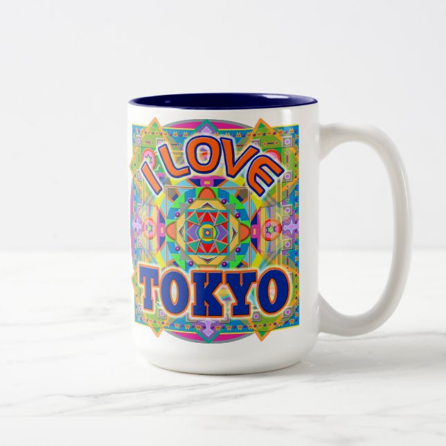 J'AIME TOKYO Happy Mug (Droit)