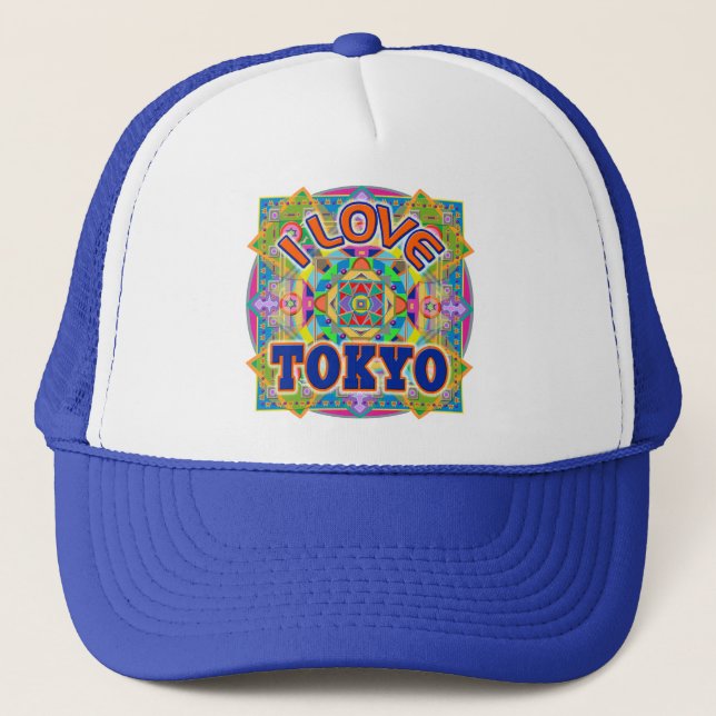J'AIME TOKYO Joyeux Casquette (Devant)