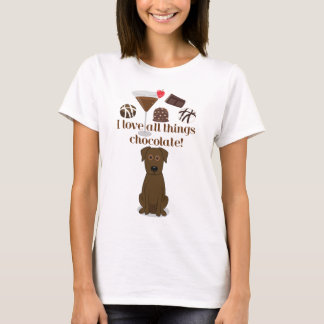 J'aime tout le chocolat de choses ! T-shirt