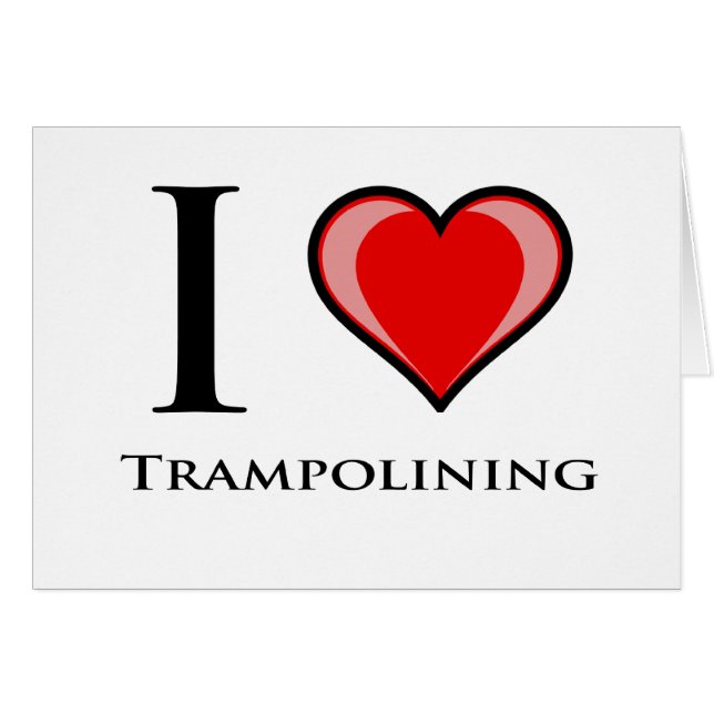 J'aime Trampolining (Devant horizontal)