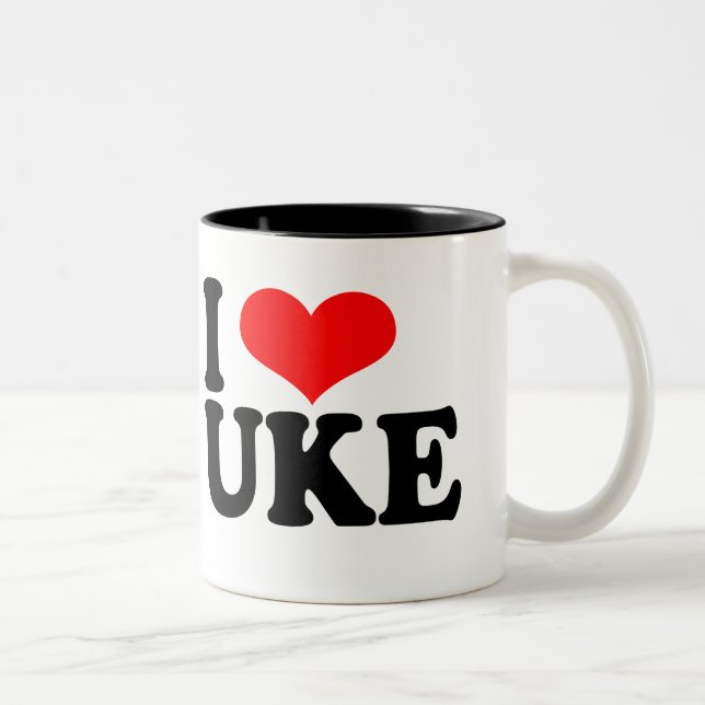 J'aime Uke Ukulele Mug (Droit)