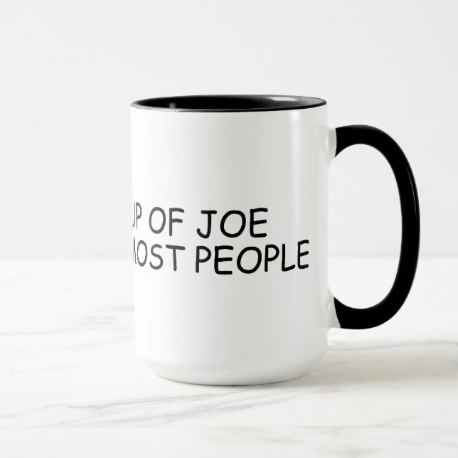 J'aime une tasse de joe plus... | Drôle Slogans de (Droite)