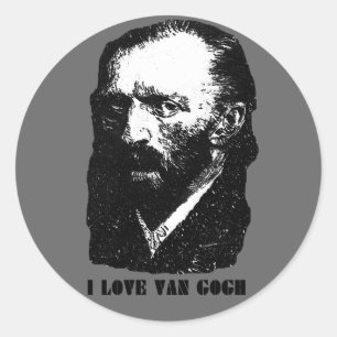J'aime Van Gogh - Stickers