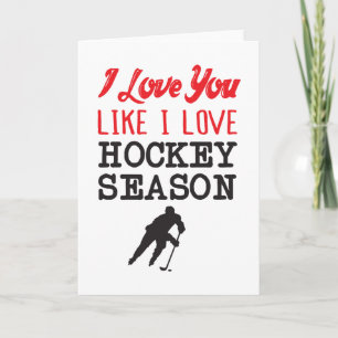 J'aime vous aimez le hockey saison Carte Saint Val