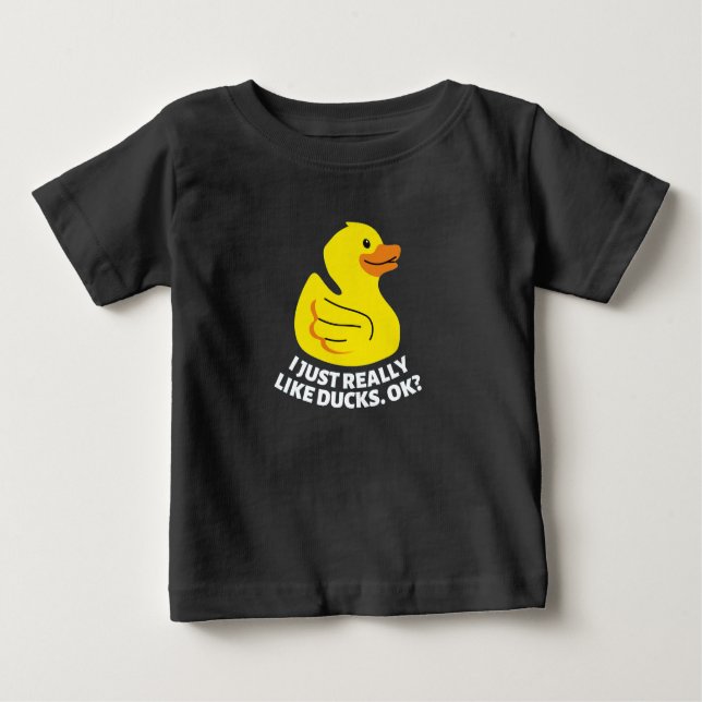 J'Aime Vraiment Les T-Shirt De Canards (Devant)