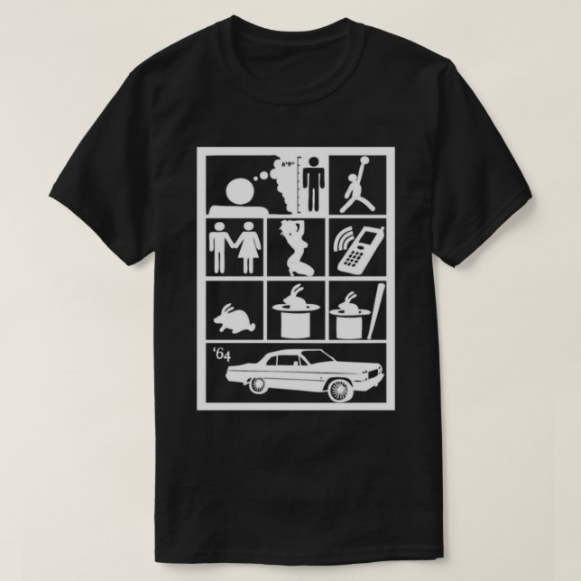 J'aimerais être un peu plus grand T-shirt classiqu (Design devant)