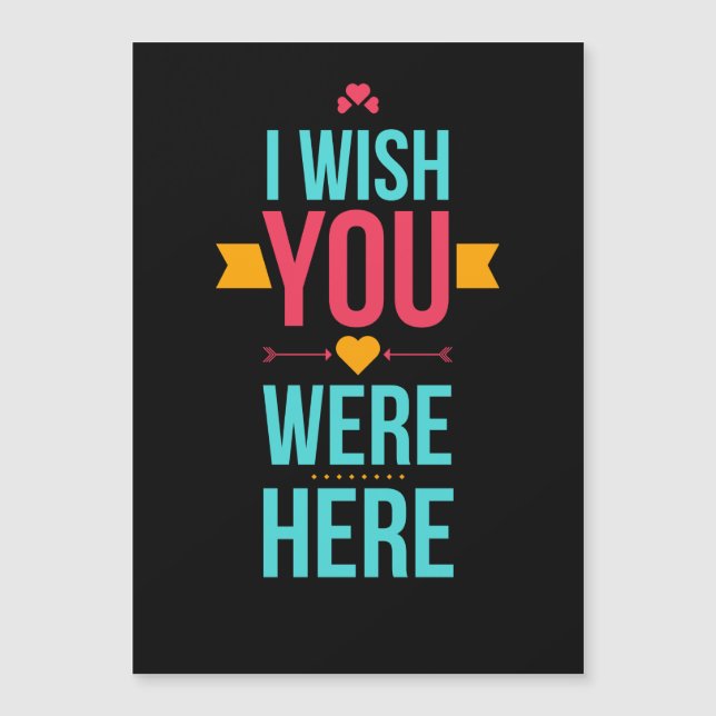 J'Aimerais Que Vous Soyez Ici Coeurs D'Amour (Devant)