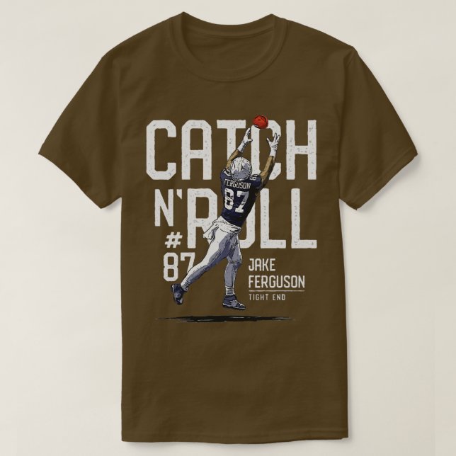 Jake Ferguson Dallas Catch N Roll TShirt 2 (Design devant)