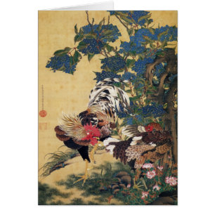 Jakuchu, cartes d'art