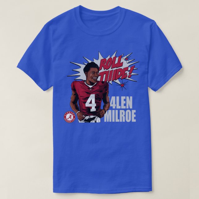 Jalen Milroe Rôle Tide Alabama TShirt (Design devant)