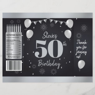Jalon Anniversaire Silver Black Chip Wrappers