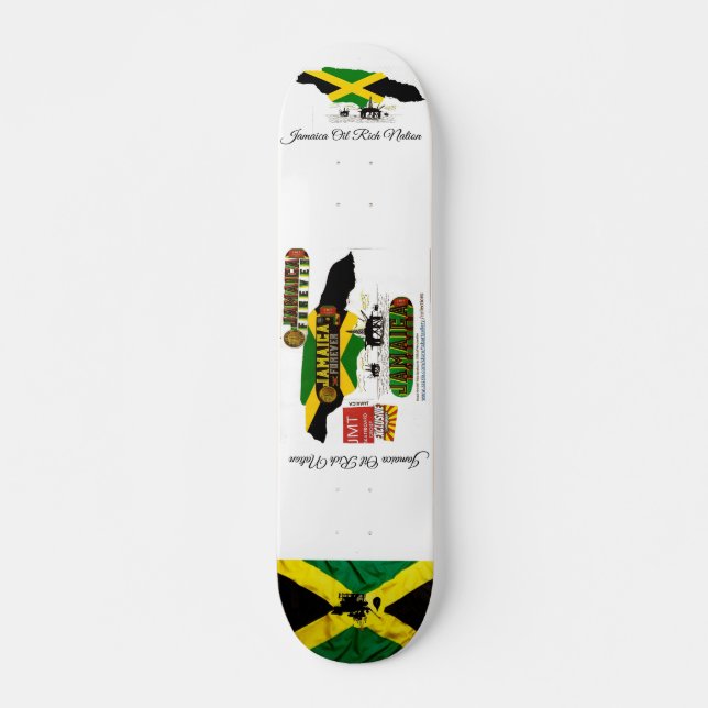 JAMAICA OIL RICH NATION Skateboard (Devant)