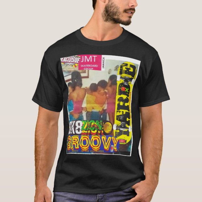 JAMAÏCAIN LENTE DANSE /LOVE Basic Dark T-Shirt (Devant)