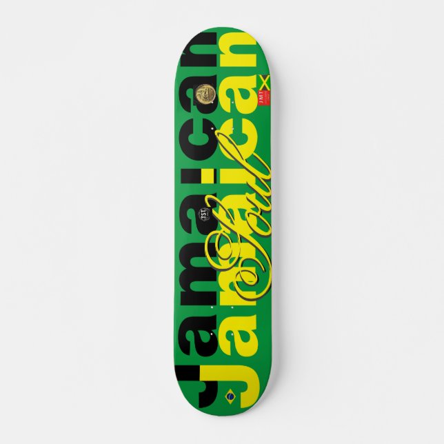JAMAICAN  SOUL  7 3/4" Skateboard Deck (Devant)